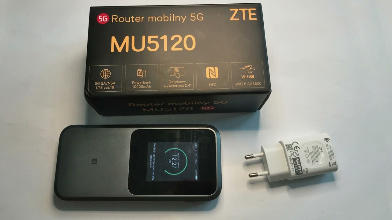 ZTE MU5120 - wydajny router mobilny 5Gz WiFi 6 na każdą podróż. Prezentacja, testy, pomiary