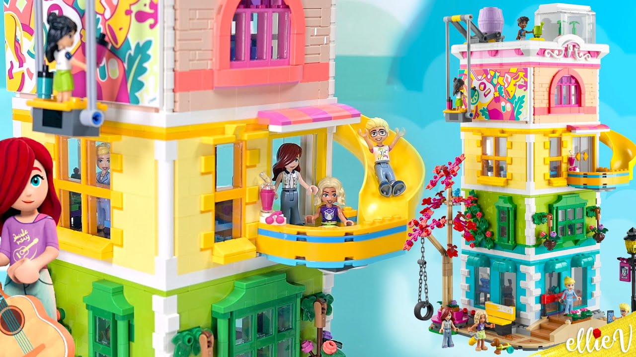 Радужный 🌈 общественный центр готов! Сборка и обзор Lego Friends, часть 2