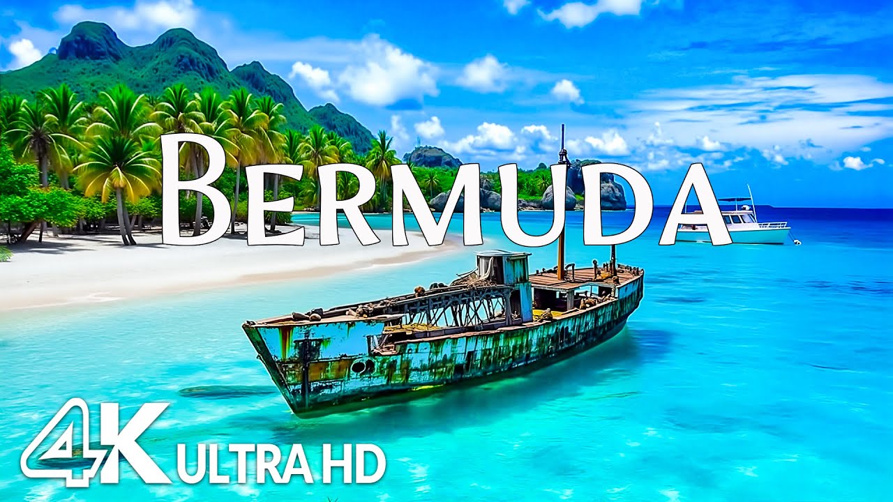 Bermuda 4K – Breathtaking Beaches, Vibrant Coral Reefs & Island Charm with Relaxing Music