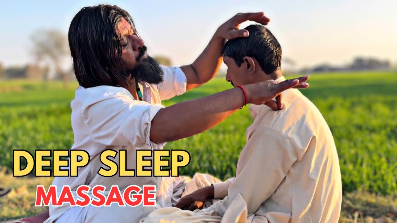 ASMR BENGALI BABA HEAD MASSAGE || DEEP SLEEP MASSAGE || PAKISTANI HEAD MASSAGE #bengalibaba