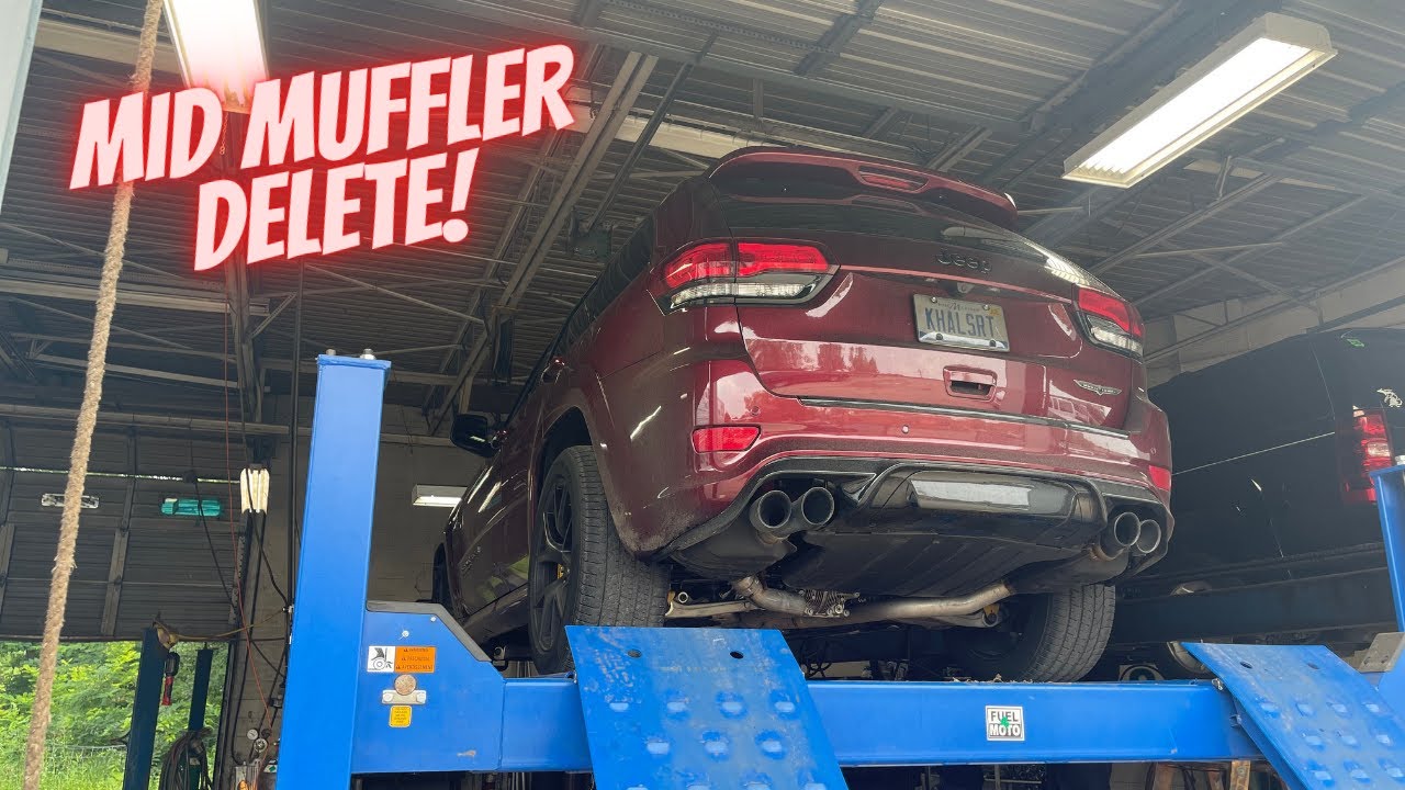 MY TRACKHAWK JEEP MUFFLER DELETE *SOUNDS CRAZY*