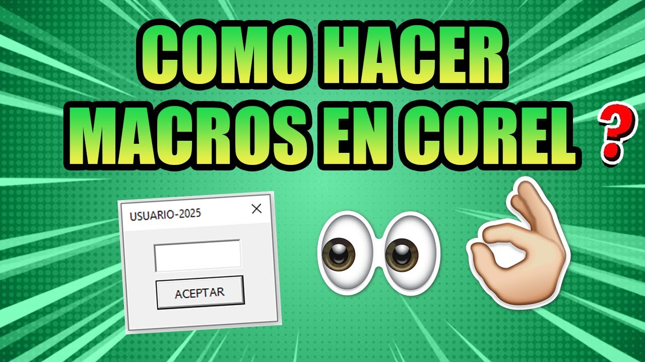 ✅👀 Cómo Crear una Macro en CorelDRAW con VBA | Paso a Paso Fácil