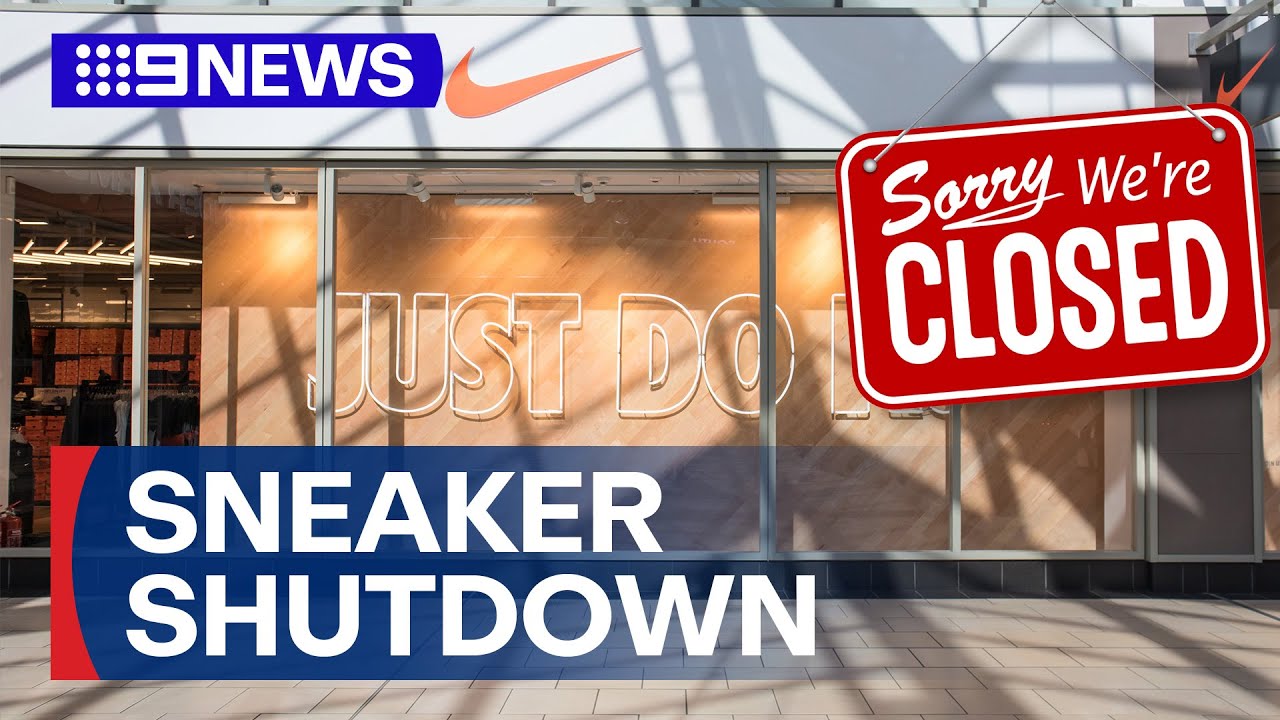 String of Nike stores abruptly close across Sydney | 9 News Australia