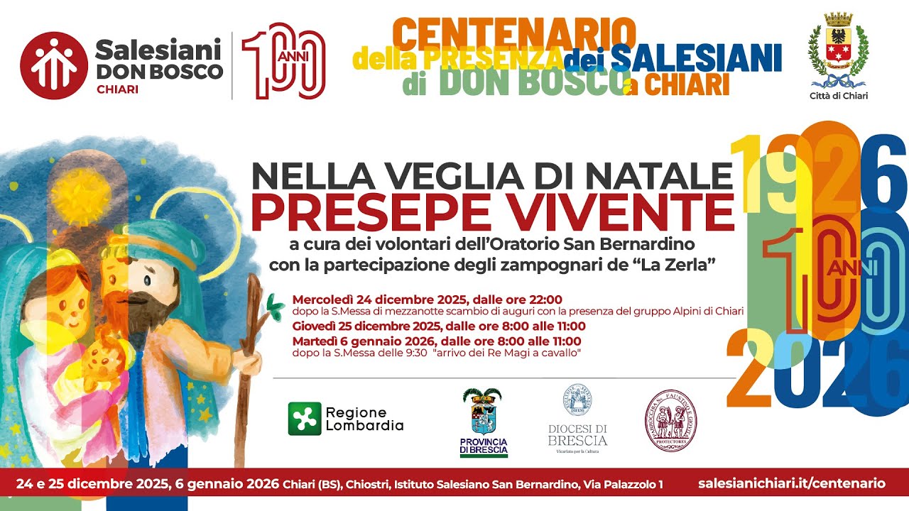 Presepe Vivente - Salesiani Chiari - 24 Dicembre 2025