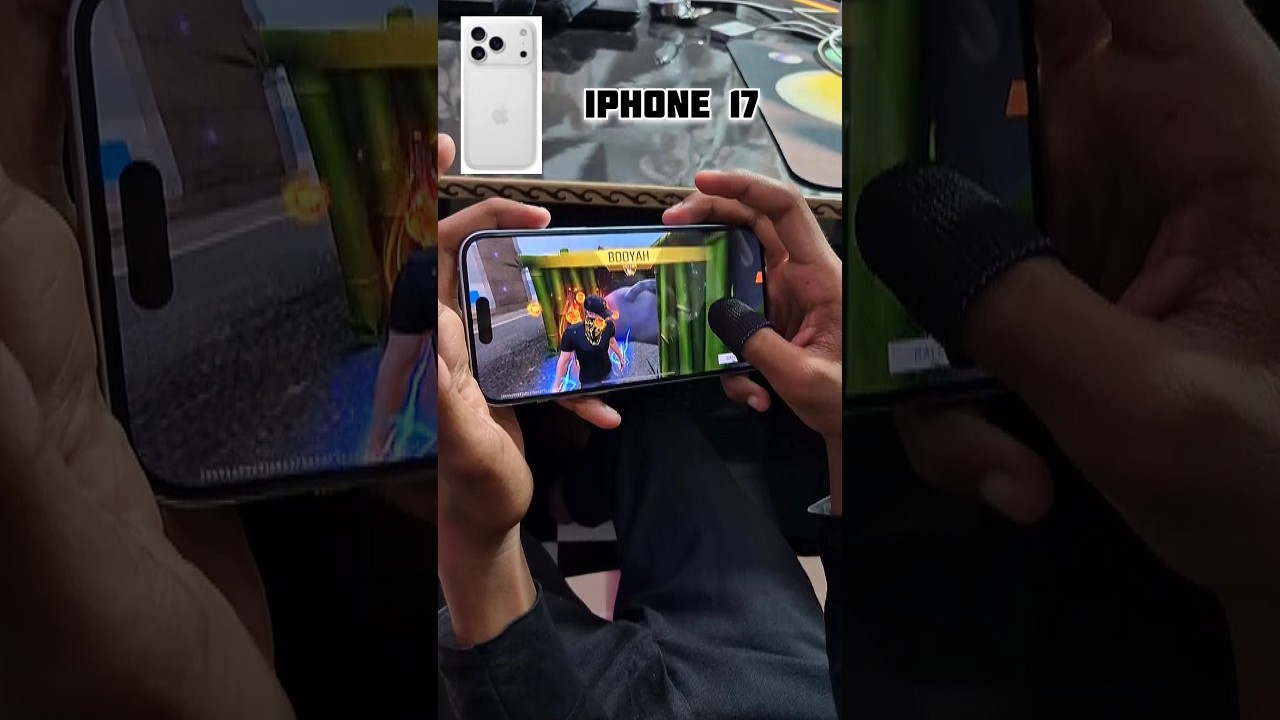 iphone 17 Unboxing 🎁 Free Fire Handcam Gameplay ⚡ Iphone 17 Gaming test 🎯#iphone17 #freefire