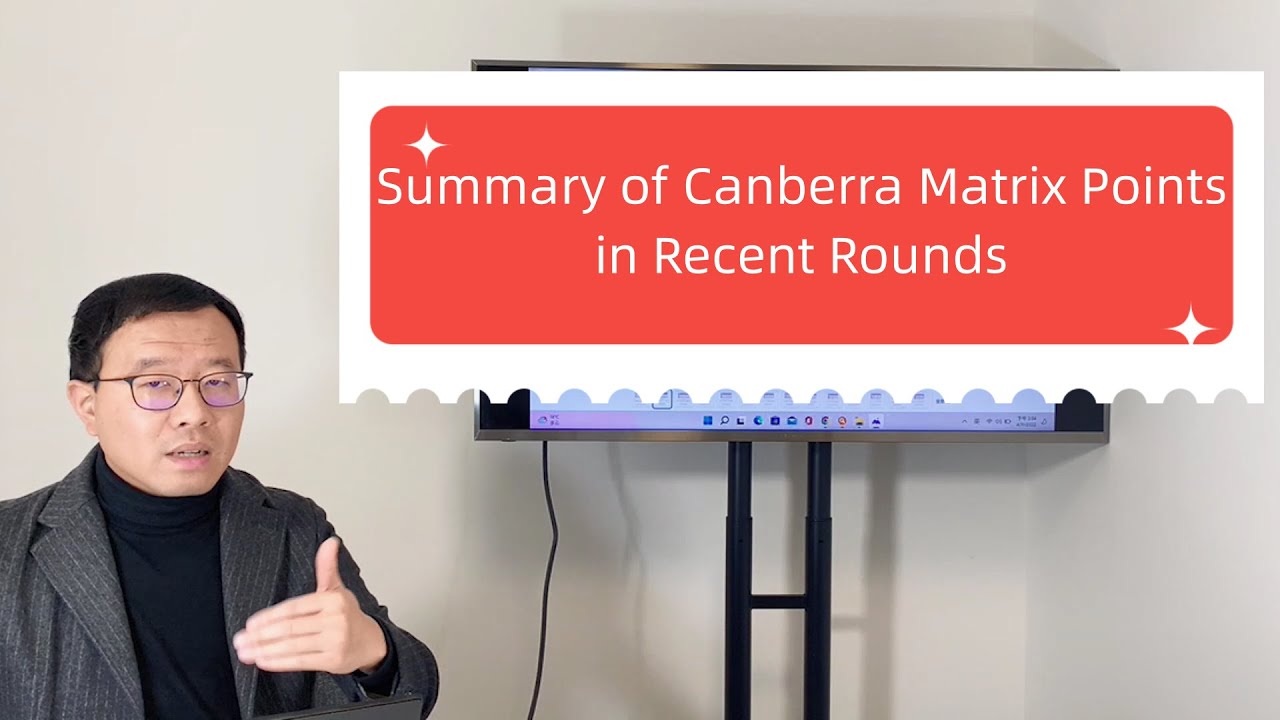 Summary/Trend of Canberra Matrix Points in Recent Rounds (01/07/2022-31/10/2022)