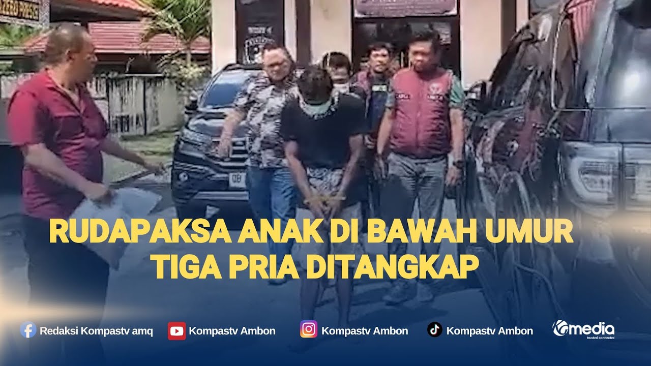 Rudapaksa Anak di Bawah Umur, Tiga Pria Ditangkap