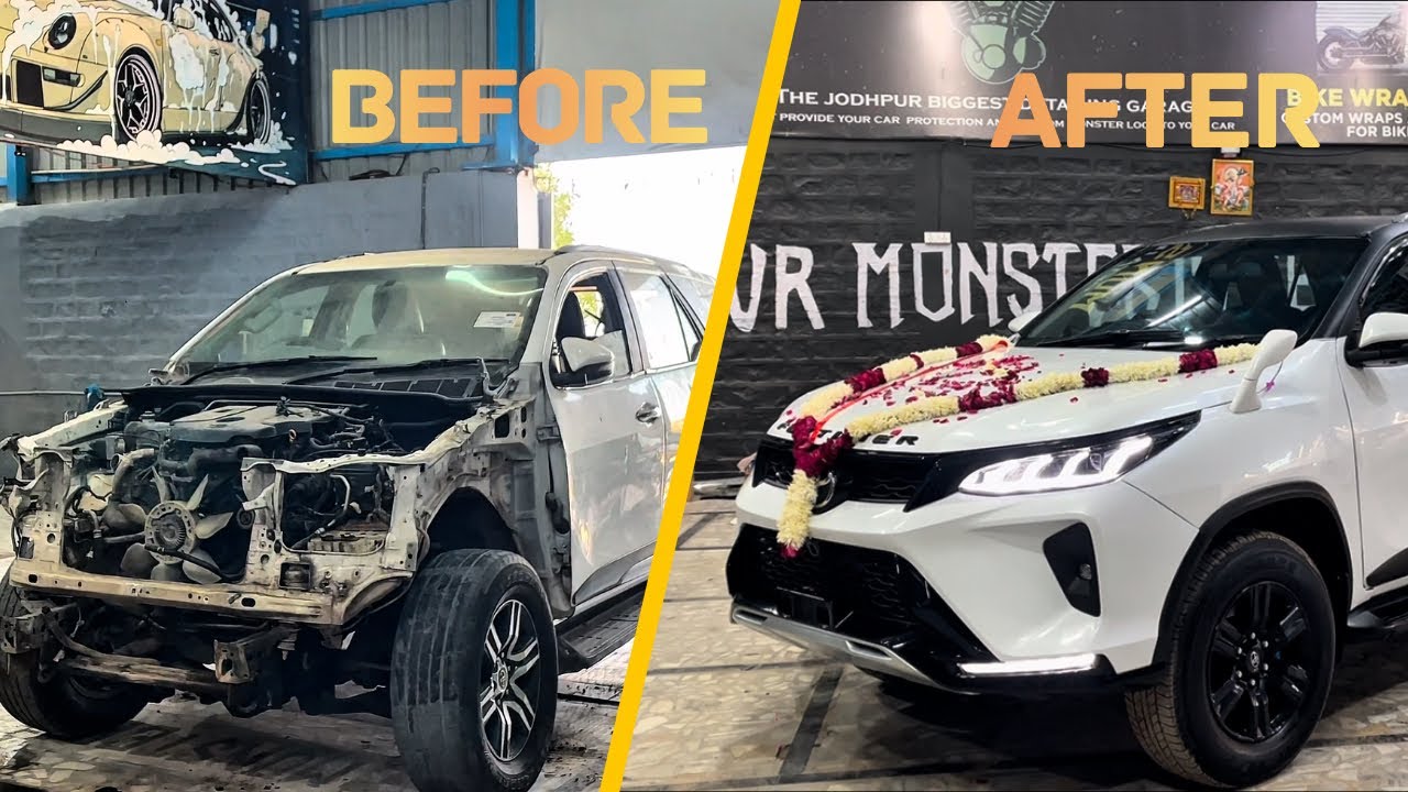This Ruined Toyota Fortuner Got a Full Restoration🔥|From Scrape to Showroom