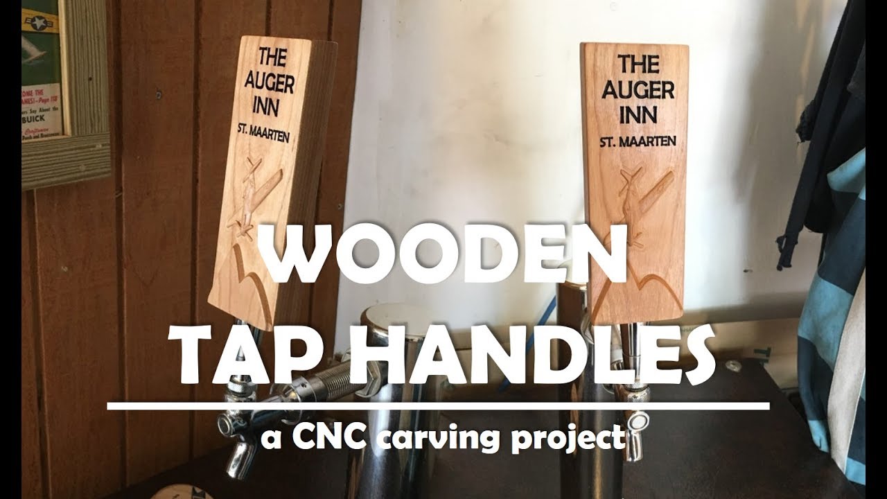 Making a wooden tap handle on a CNC machine - DO IT