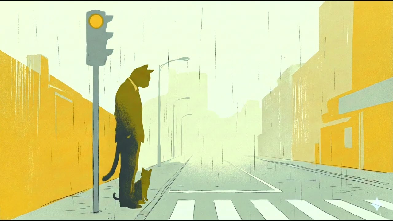 Waiting in the Rain – Quiet City Jazz for Calm Focus & Reflection
