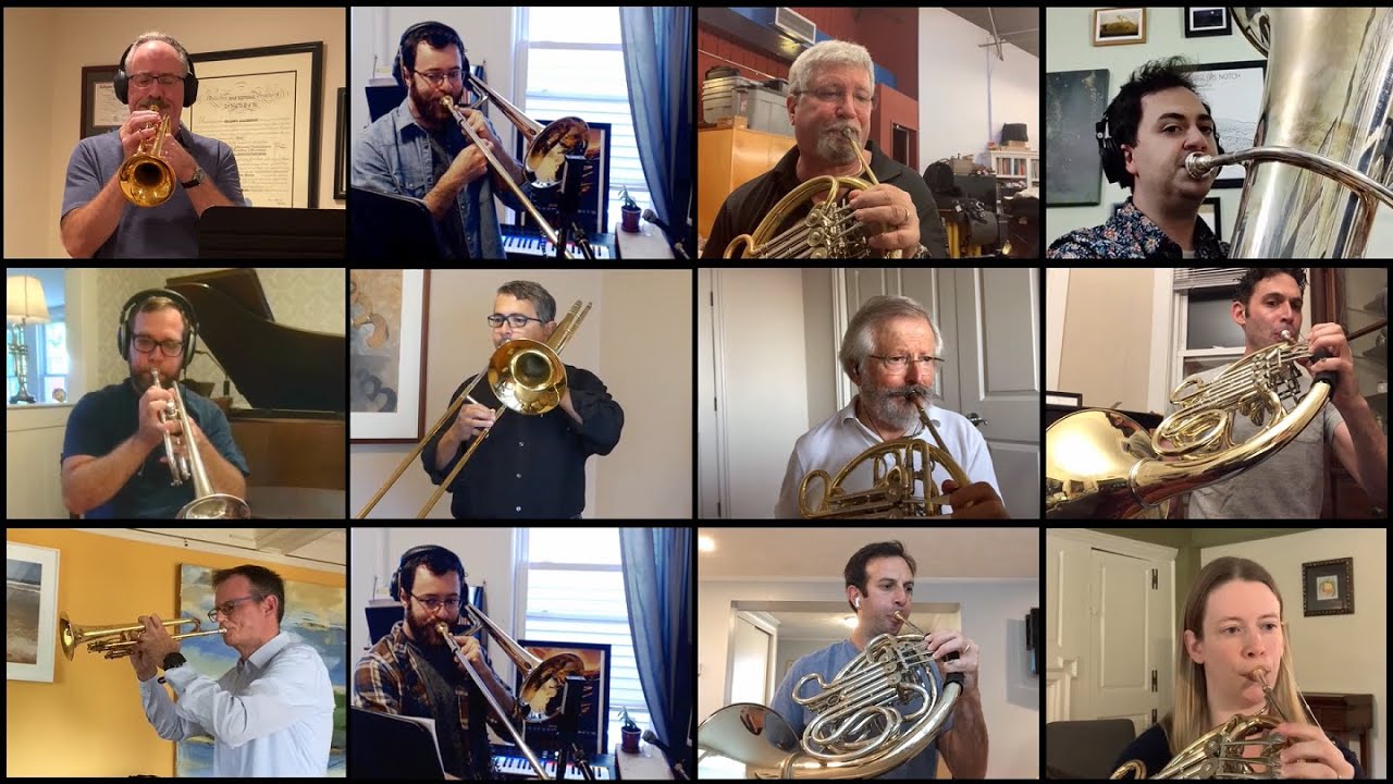 Virtual Brass Ensemble - La Peri Fanfare by Paul Dukas