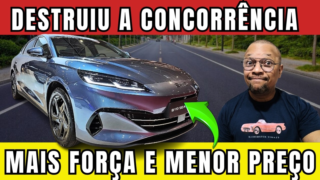 R$ 80 MIL! BYD REGISTRA SEDÃ CHINÊS QUE VAI DESTRUIR O COROLLA NO BRASIL