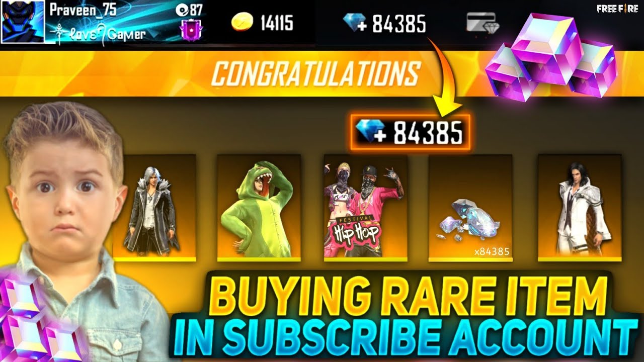 Buying All Rare Items in Subscriber Account || Crying Moment 😭