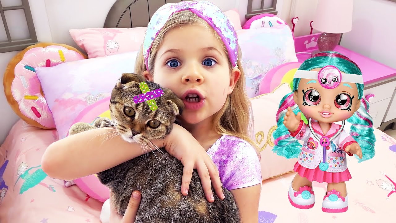 Diana Bermain Dengan Boneka Kindi Kids