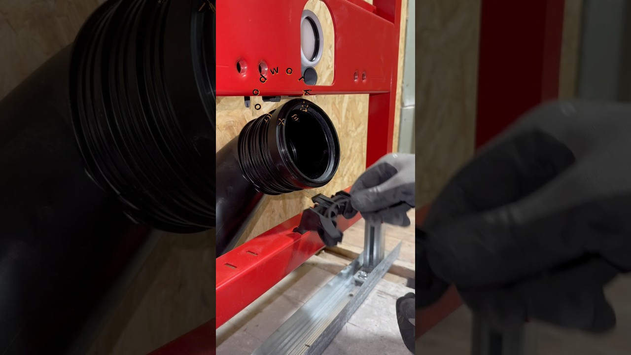 How to install tece toilet frame?