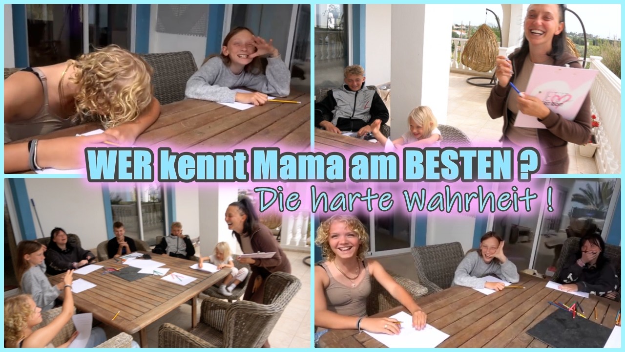 WAS stresst Mama am meisten ? | Ehrliche Antworten der Kinder | Die Gro&szlig;familie