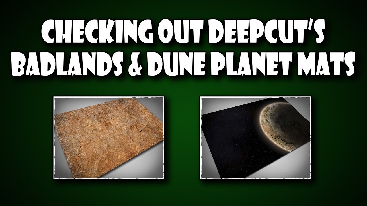 Обзор игрового поля Dunes & Badlands от DeepCut Studio (а также ландшафта X-Wing и Legion)