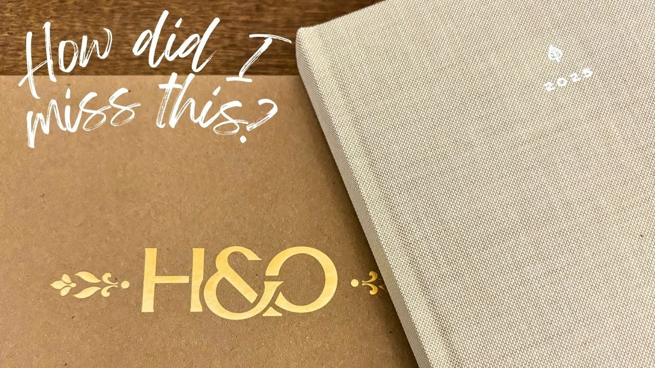 Распаковываю свой первый ежедневник Hemlock & Oak | Удивлённые мысли 😅