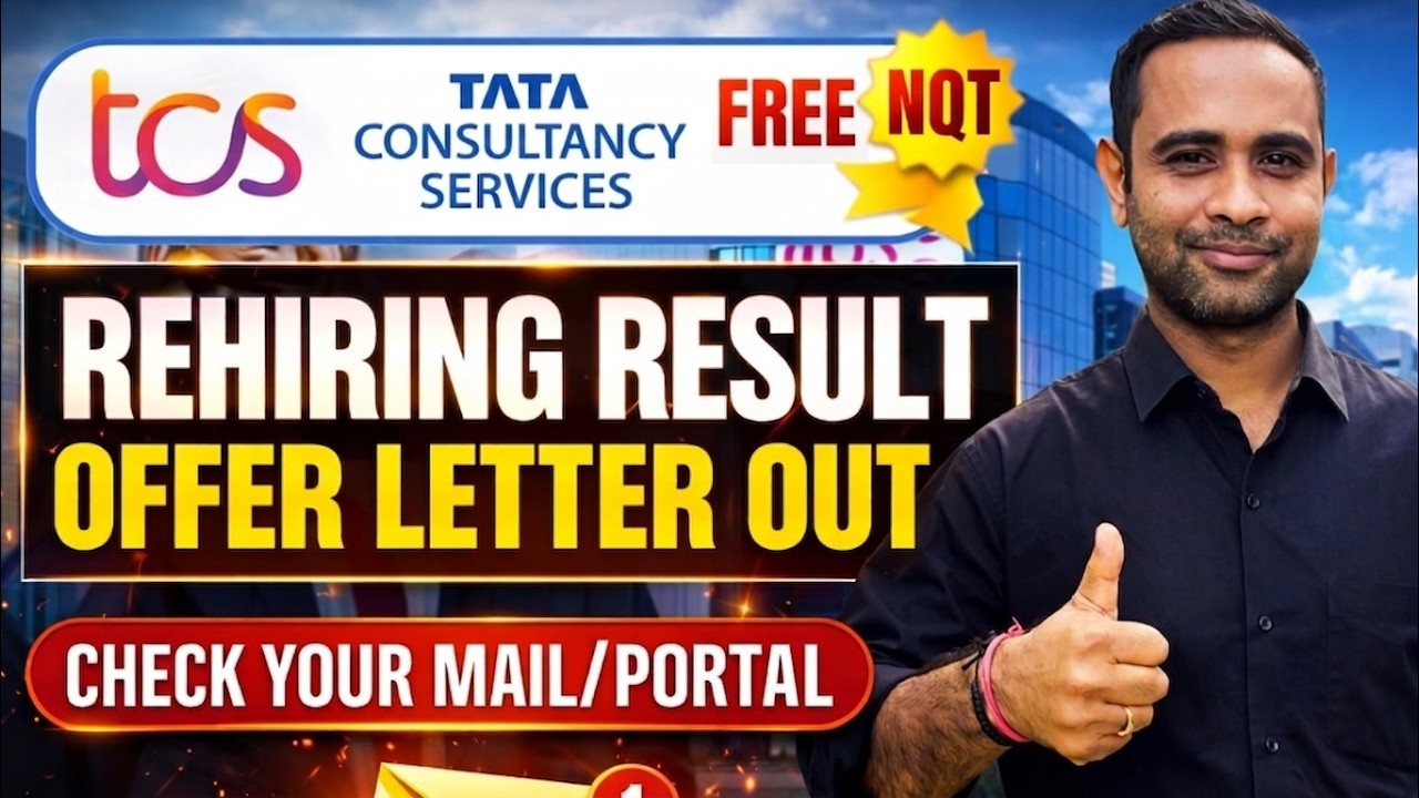 TCS Big Breaking News | TCS Offer Letter Out | TCS Re-Hiring Candidates