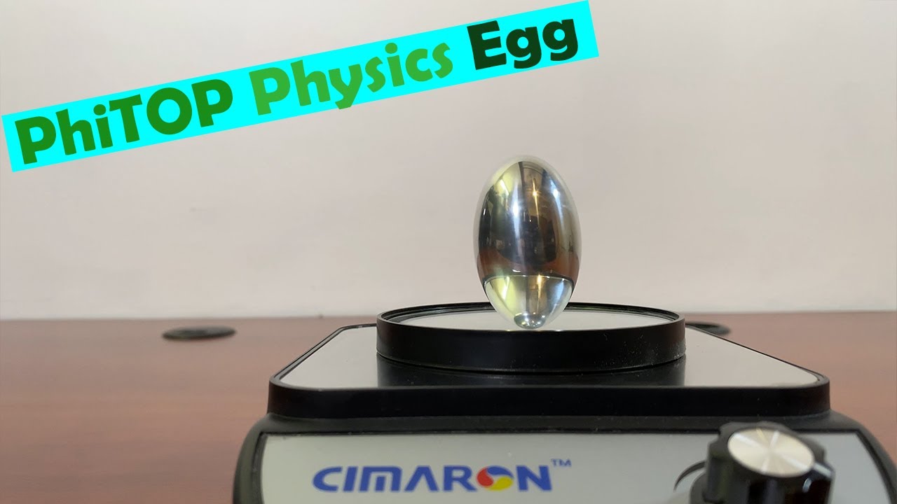 PhiTOP ellipsoid spinning top physics toy