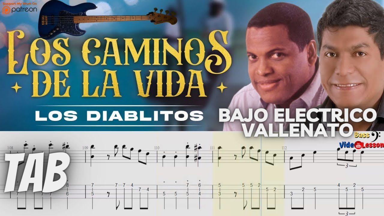 Los Caminos De La Vida, Los Diablitos // Bajo Vallenato #omargeles