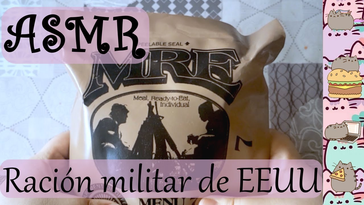 ASMR (Español): ración de combate estadounidense