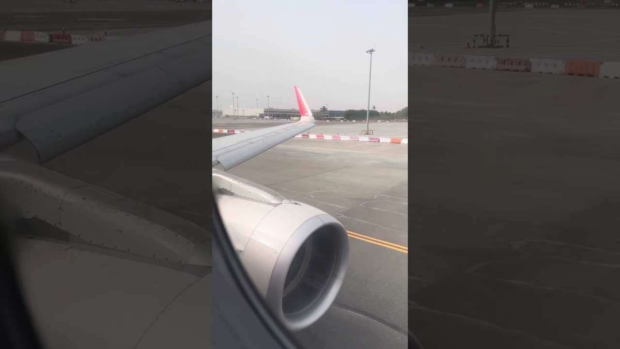 Air Arabia Airbus A320 Takeoff from Sharjah International Airport