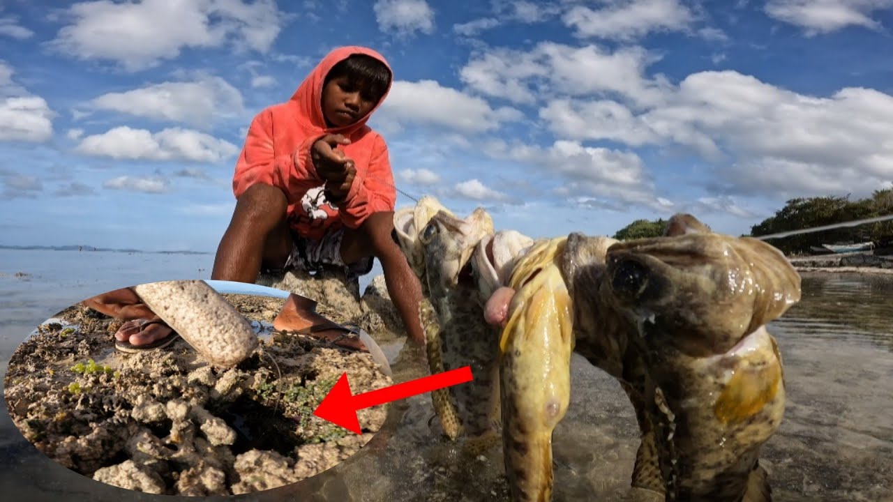 Nasa Butas Nakatira Ang ganitong isda Catch & Cook