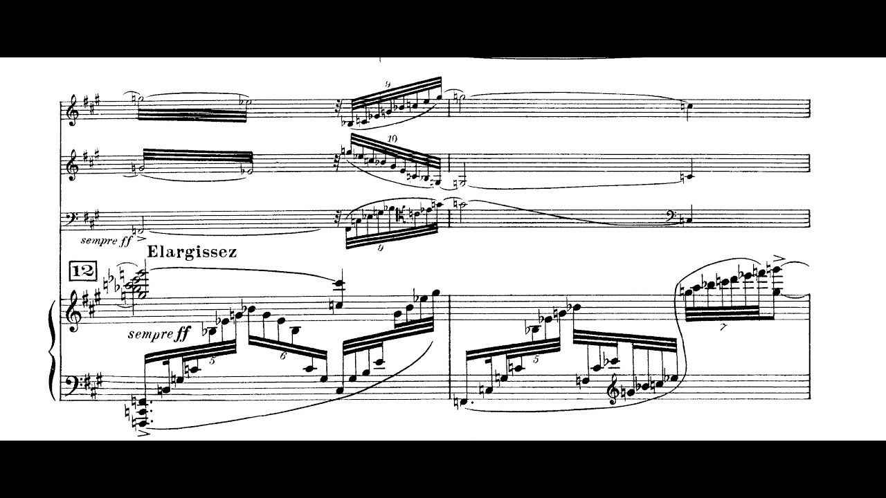 Florent Schmitt - A Tour d'Anches for Wind Trio and Piano, Op. 97 (1939-43) [Score-Video]