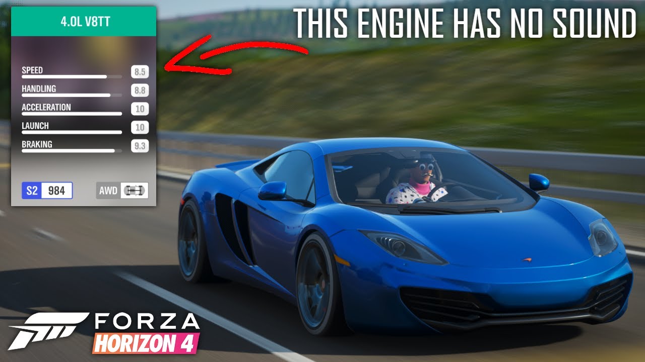 THIS 4.0L V8TT SWAPPED 12C IS QUIET?! - Forza Horizon 4 (Mclaren 12C)