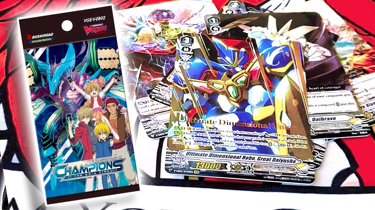 Unboxing V Extra Booster 02: Champions of the Asia Circuit! | Cardfight!! Vanguard