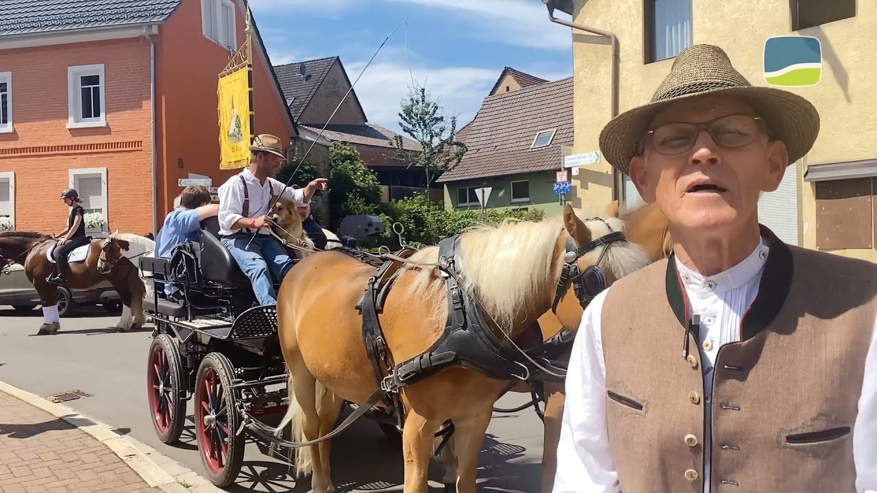 Pferdeprozession Bauerbach - Die Pferdesegnung im Brettener Stadtteil Bauerbach