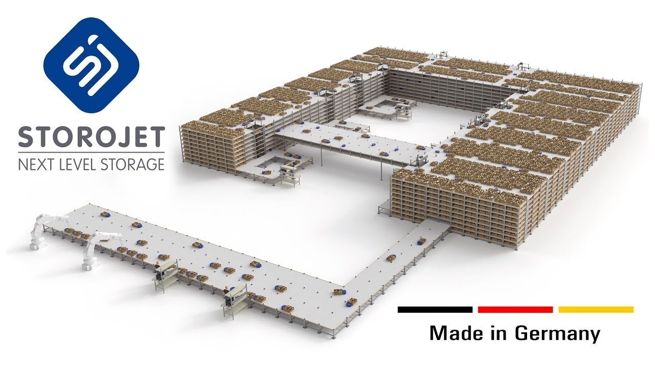 STOROJET - automatic storage and picking system - Made in Germany