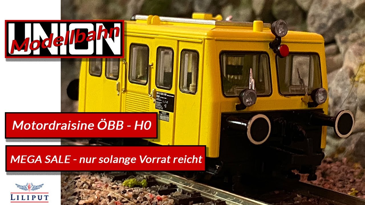 - SONDERANGEBOT - Produktpräsentation: Liliput Motordraisine ÖBB - Spur H0 - 1:87