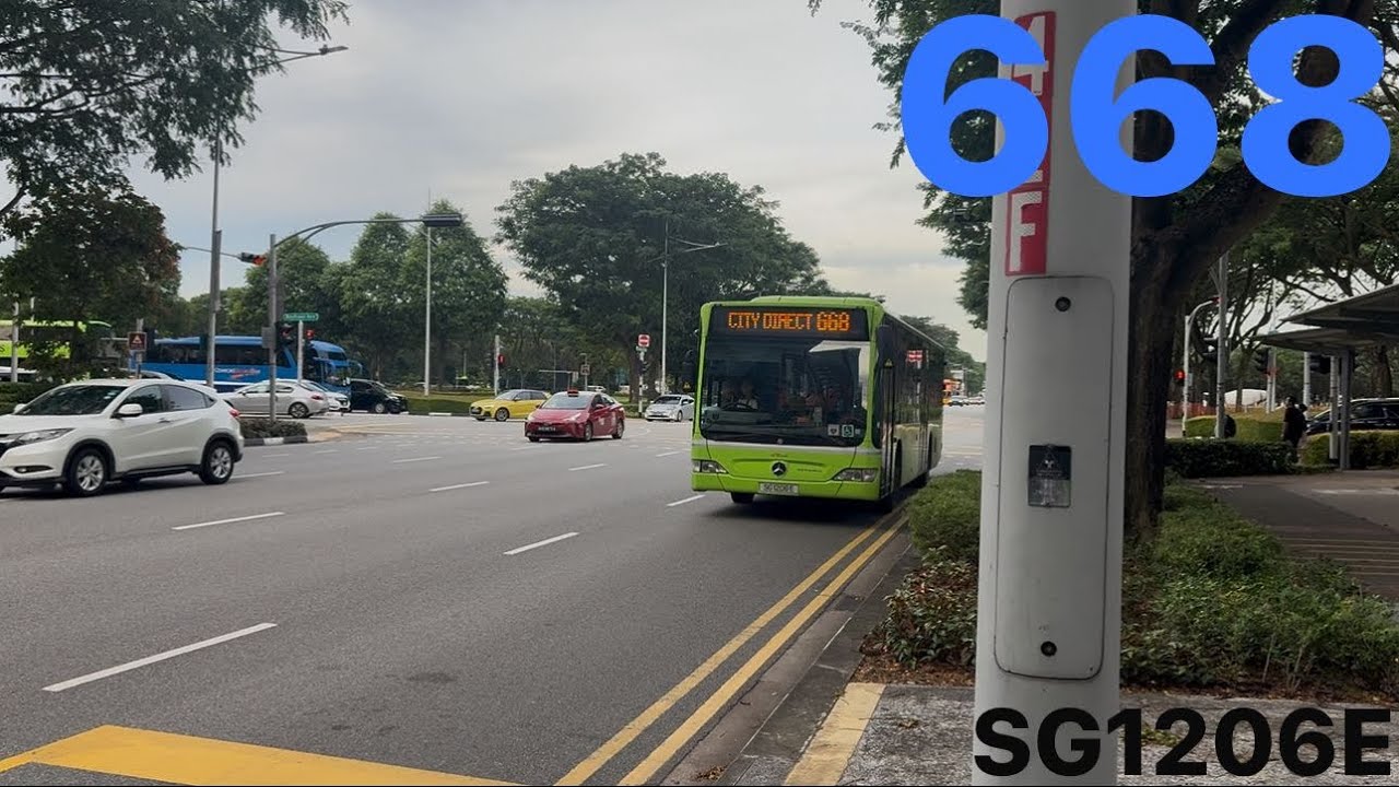 [PM Peak] SBS Transit Bus 668 Mercedes-Benz O530 Citaro SG1206E (Batch 3).