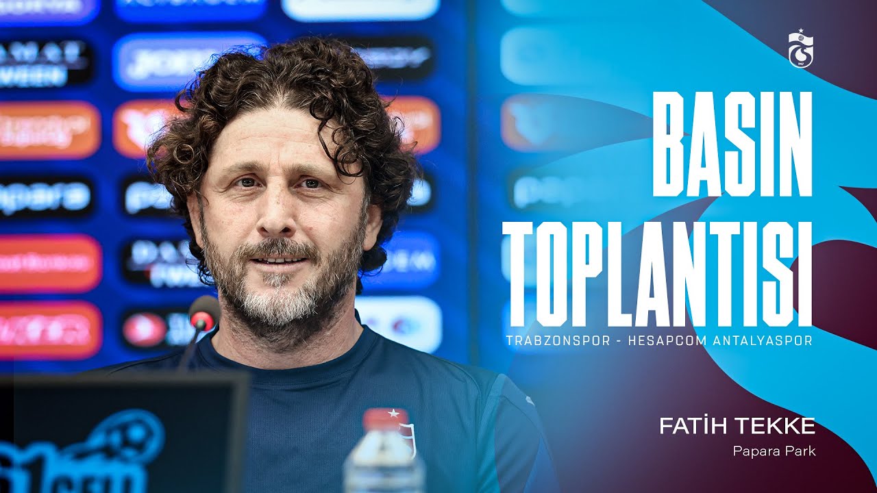 Teknik Direktörümüz Fatih Tekke'nin Hesapcom Antalyaspor maçı değerlendirmesi