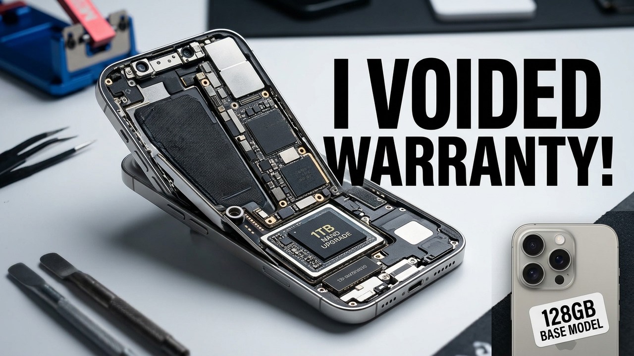 Я аннулировал гарантию на свой iPhone 16 Pro&hellip; только чтобы увеличить объем памяти до 1 ТБ.