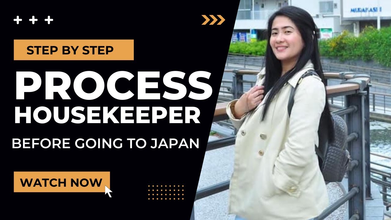 Steps How to process as a housekeeper in japan
