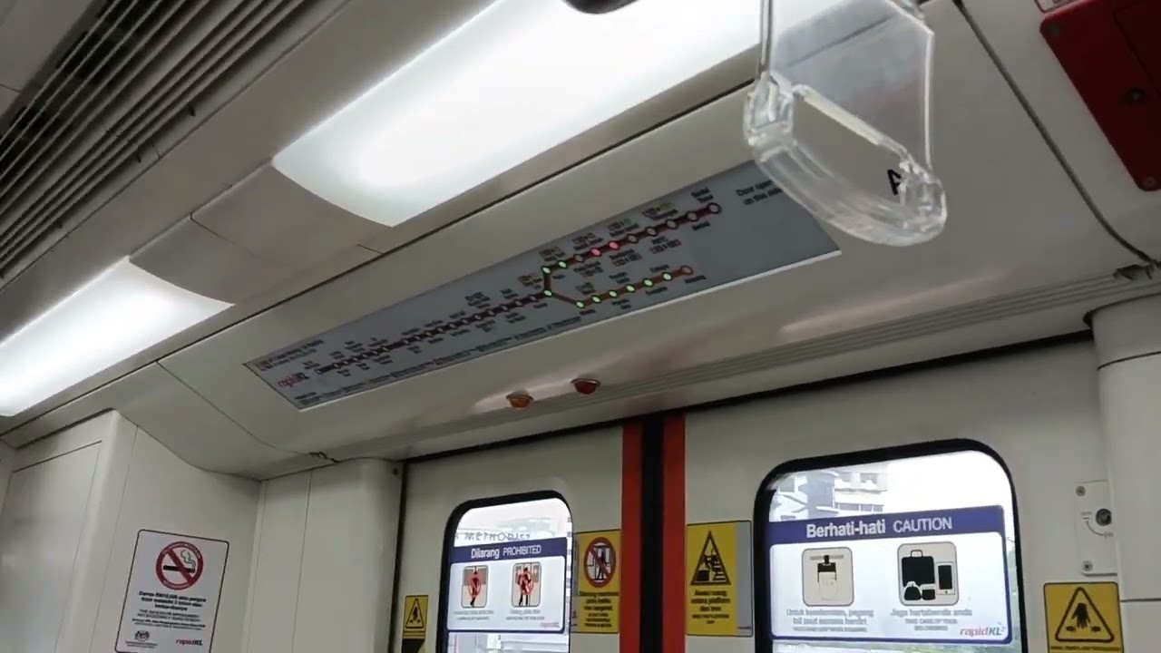 [rapidKL] CRRC Zhuzhou LRV AMY (Trainset 427) From Masjid Jamek To Plaza Rakyat