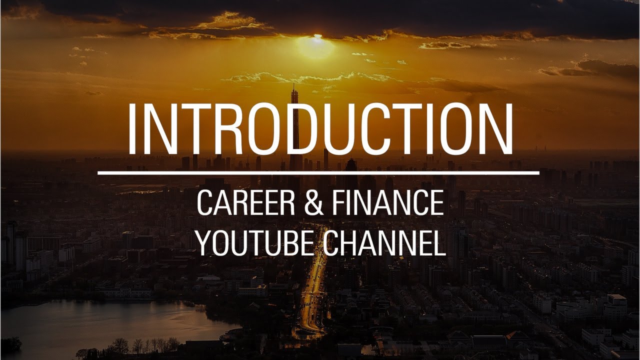 Welcome to my Career Development & Personal Finance Channel!