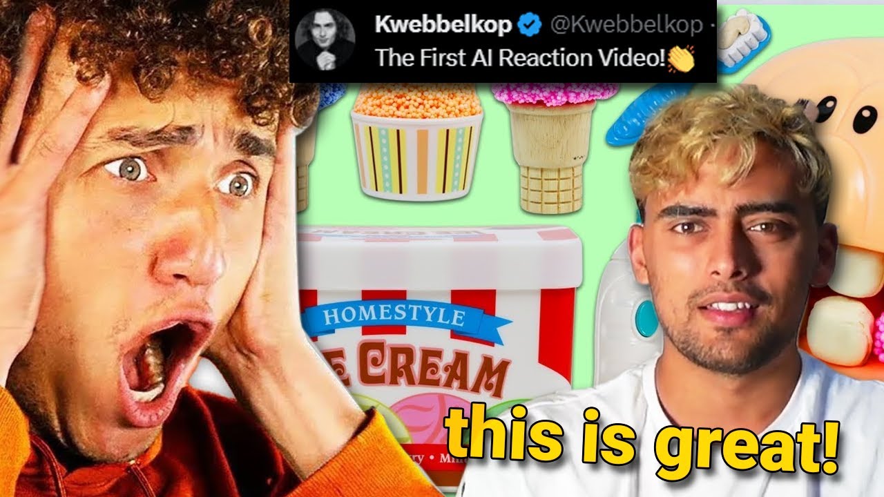 AI reaction videos are a thing now, nice!