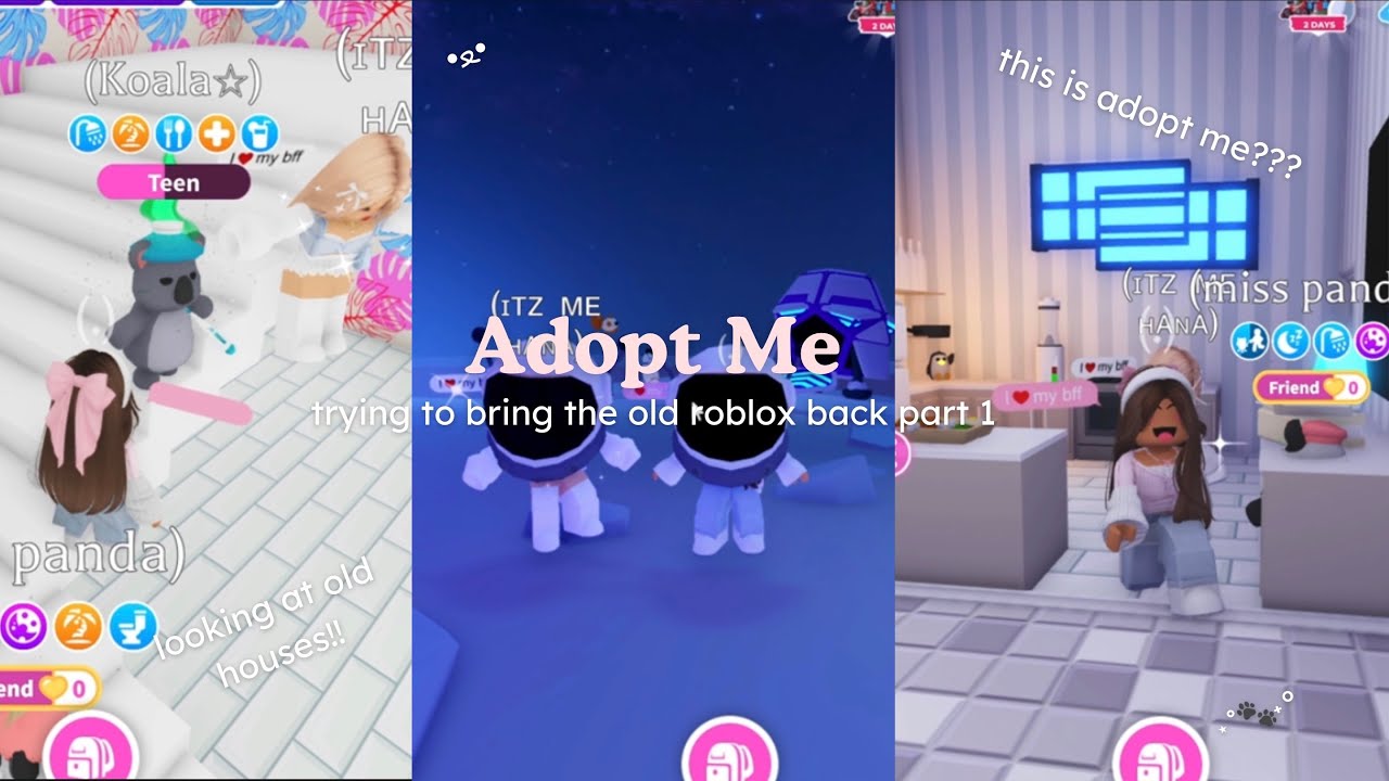Trying to bring the old Roblox back part 1: ADOPT ME!!