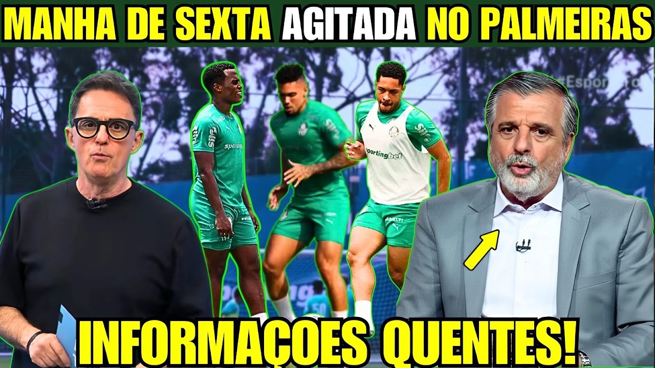 NOVIDADES URGENTE! ESPN FALA SOBRE VOLTA DE PAULINHO E PALMEIRAS FOCADO NA FINAL DO PAULISTÃO