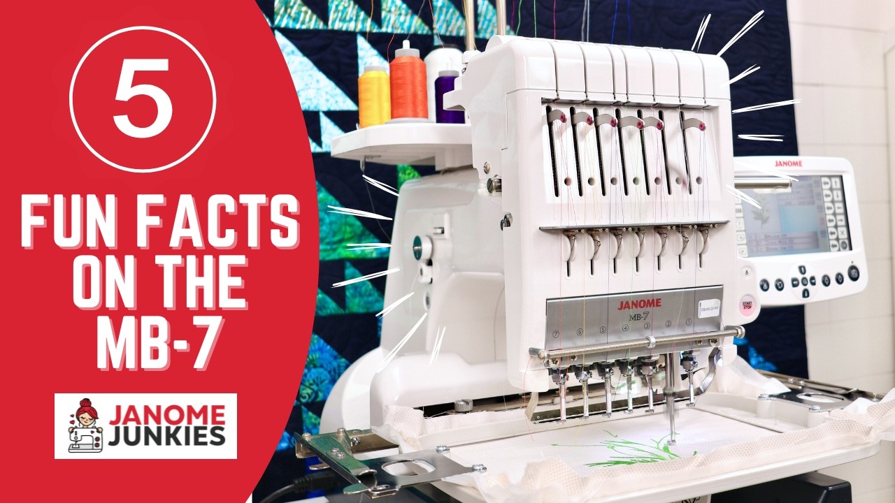 5 интересных фактов о швейной машинке Janome MB7 | Пора ли перейти на многоигольную машинку?