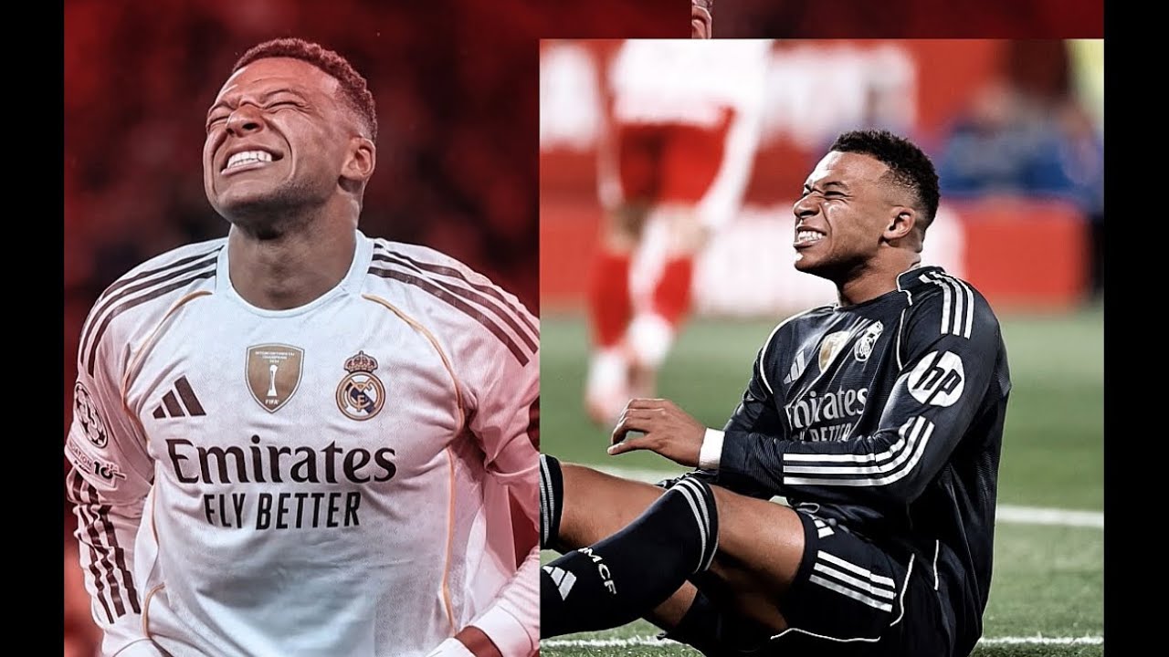 Kylian Mbappe is set to miss at least the next three matches.🚨🚨