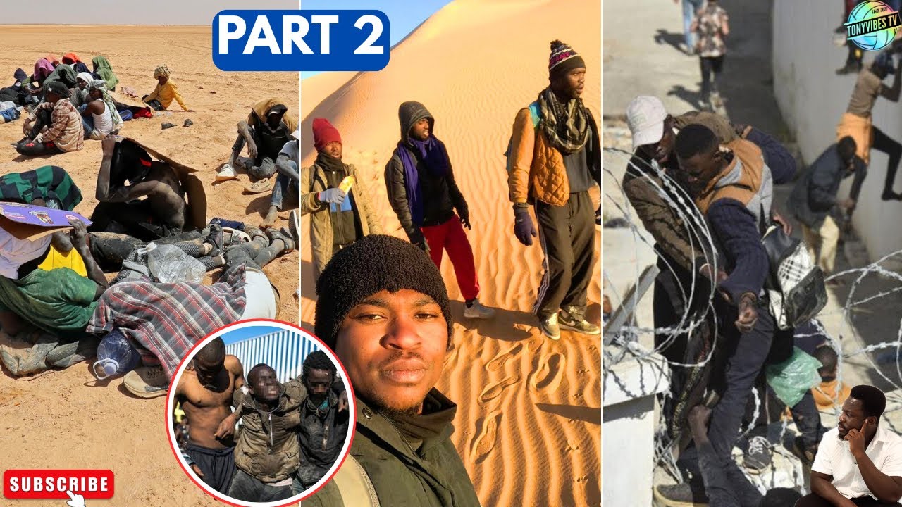 Part 2: Our Deadly Desert Journey From Ghana To Morocco, We Walked 9 Hours Non-Stop to Enter Morocco