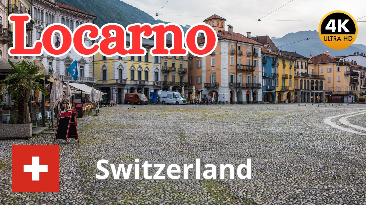 Locarno, Switzerland 🇨🇭 4K Walking Tour - July 2024