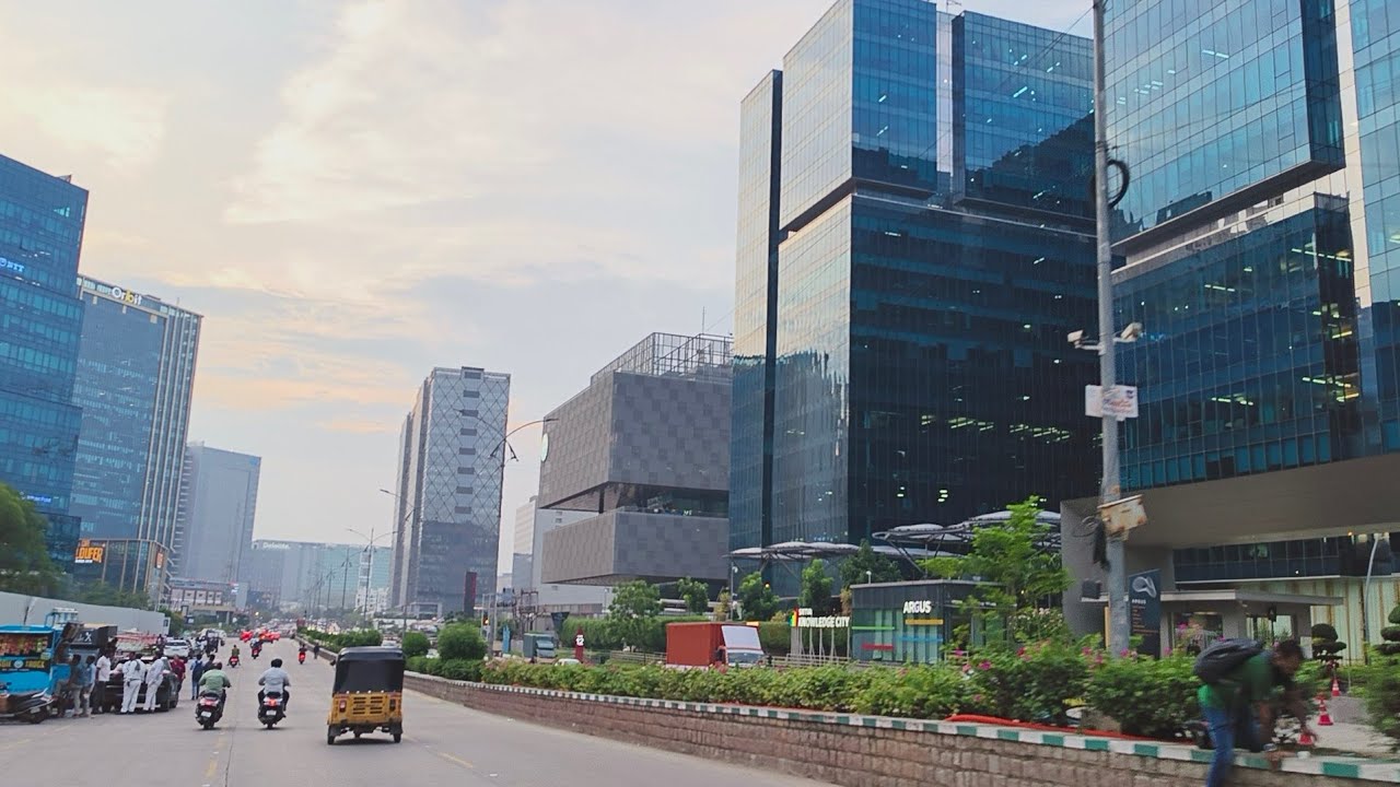 Ultra Modern Indian city || Hyderabad Telangana ||  hitech City Gachibowli   #hyderabad #hitech City