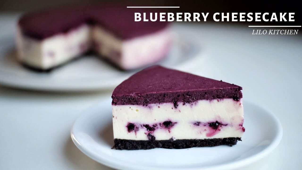[Không Cần Lò] Bánh Cheesecake Việt Quất | Blueberry Cheesecake | Lilo Kitchen