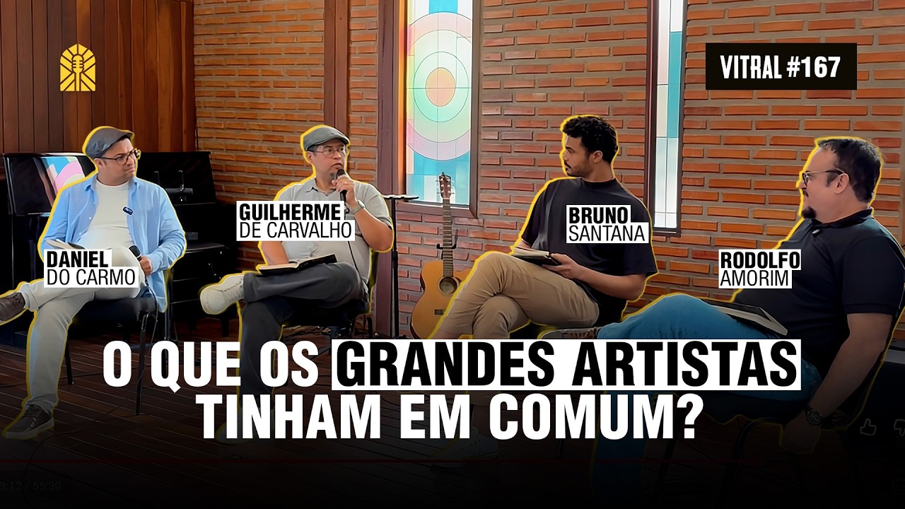 FÉ e ARTE são inimigas? - Guilherme de Carvalho e Rodolfo Amorim | Vitral Podcast #167